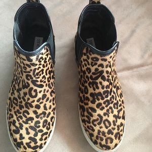 Steve Madden leopard high top sneaker